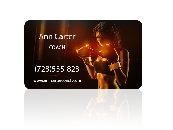 tarjeta esquina redondeada servicios de impresión