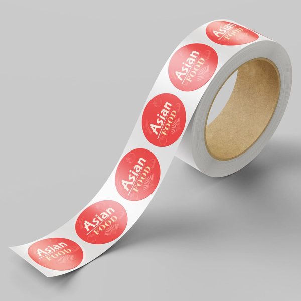 Stickers adhesivos en rollo imprenta USA