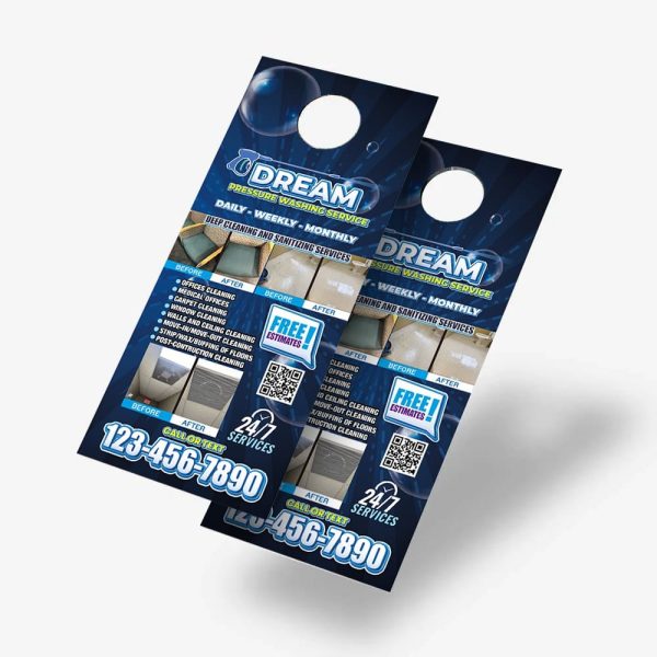 Colgadores-door hanger-impresión-personalizada NJ USA