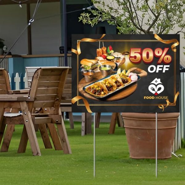 Custom Lawn Sign-carteles personalizados NJ Imprenta