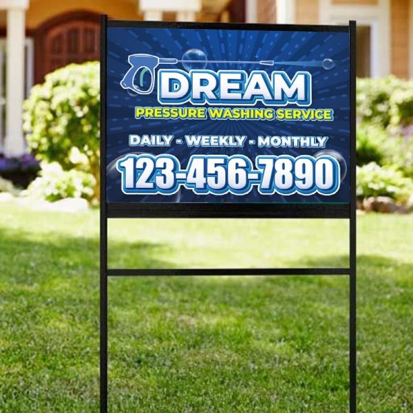 Cartel marco de metal para exteriores NJ USA