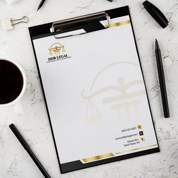 hoja membretada personalizada impresión NJ USA