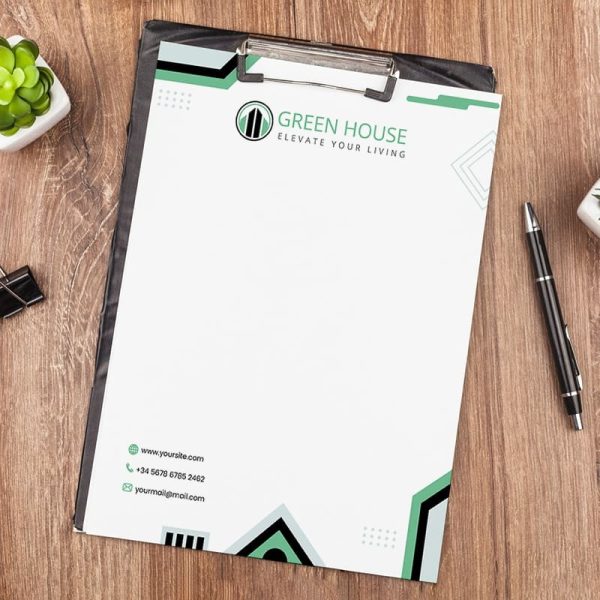 hoja membretada personalizada letterhead NJ USA