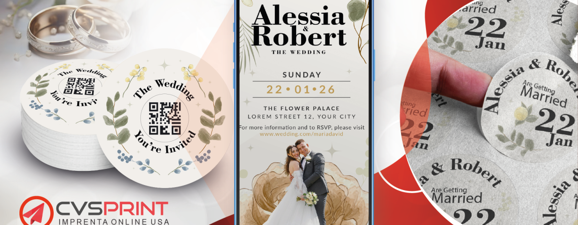 Papelería personalizada para eventos